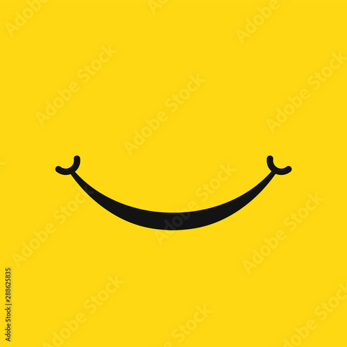 Fotografía Smile face icon isolated on white background