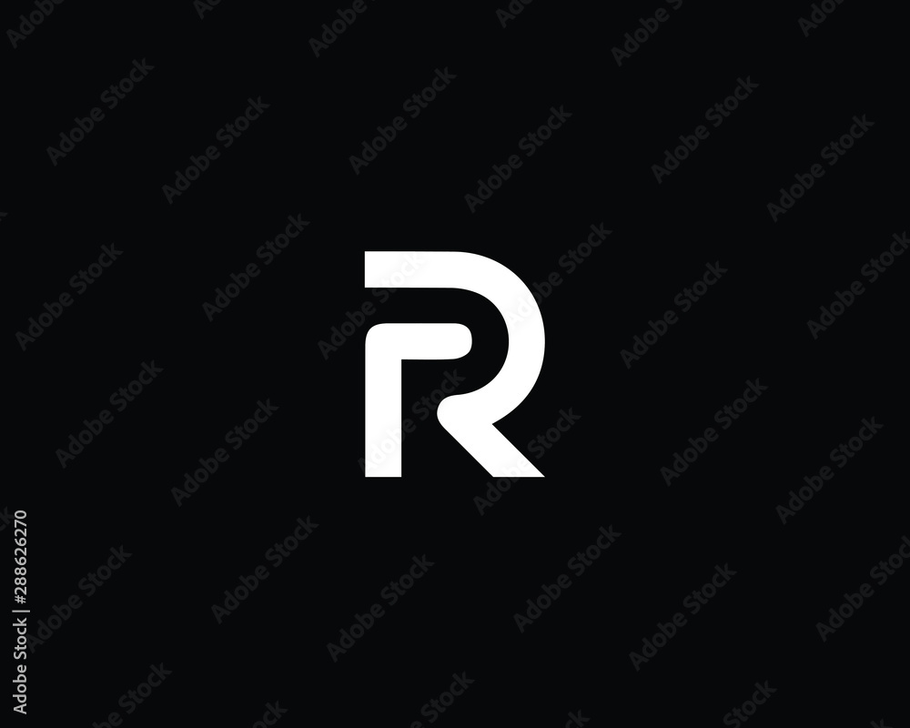 Creative and Minimalist Letter R RR Logo Design Icon | Editable in ...
