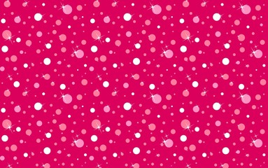 Sticker - pink background with circle