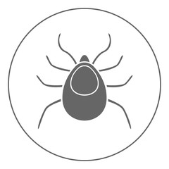 Wall Mural - MITE icon. TICK symbol. Vector.