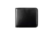 © KPPWC - top view black leather wallet isolated on white background with clipping path