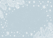 Christmas Poster - Illustration. Vector Illustration Of Christmas Background