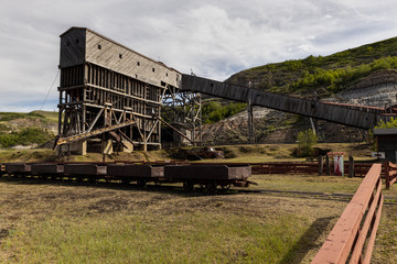 Old Coal Mine at Drumheller in Alberta Canada