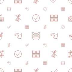 Wall Mural - box icons pattern seamless white background