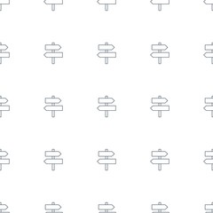 Sticker - direction icon pattern seamless white background