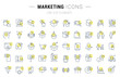 © M.Style - Set Vector Line Icons of Marketing