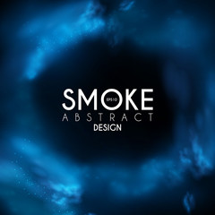 Canvas Print - Fog, mist and smoke steam clouds. Transparent effect. Depth design.