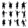 © adidesigner23 - Magician Silhouettes