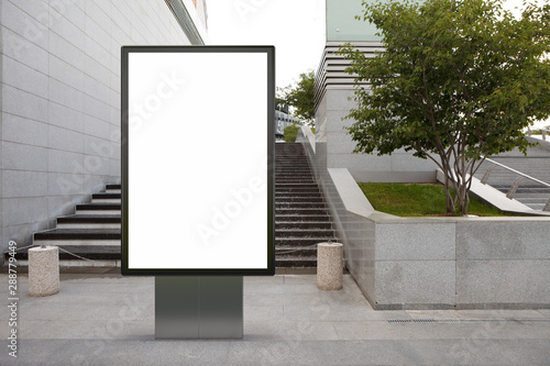 Fotomural Blank street billboard poster