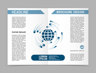 Sticker - Business brochure or web banner design