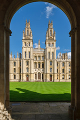 Canvas Print - The All Souls College at the University of Oxford