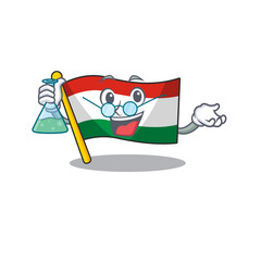 Sticker - Professor hungary flag was hoisted on mascot pole