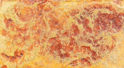 Wall Mural - Abstract background from yellow concrete texture wall with grunge. Vintage and retro backdrop.