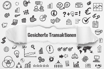 Poster - Gesicherte Transaktionen