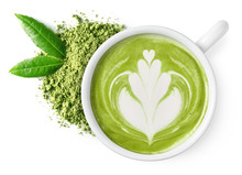 Cup Of Green Tea Matcha Latte