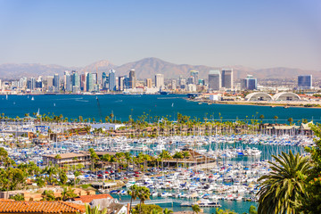 Wall Mural - San Diego, California, USA Cityscape