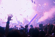 © Me studio - Party Concert Club DJ Music New Year ,Crowd Raising Hands and Enjoying Great Festival Party . Creative Banner for Background.