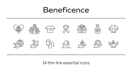 Sticker - Beneficence icons