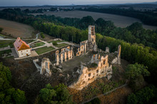 Zviretice Is A Ruin Of A Renaissance Chateau Rebuilt From The Original Gothic Castle Above The Village Podhradi About Two Kilometers Southwest Of The Town Of Bakov Nad Jizerou At An Altitude Of 250m.