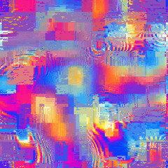 Fototapete - Abstract seamless pattern with imitation of a grunge dirty texture. Vector image.