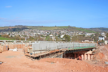 Wall Mural - Road bridge under construction