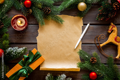 Letter to Santa Claus concept Poster Mural XXL