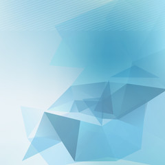 Wall Mural - Triangle blured abstract futuristic background template for brochure flyer