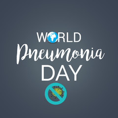 Canvas Print - World Pneumonia Day