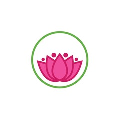 Sticker - Lotus flowers logo