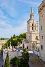 Palais Des Papes In Avignon, France