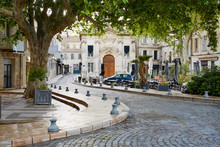 Avignon, France Cobblestone Street