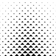 Abstract monochrome geometric triangle pattern design background