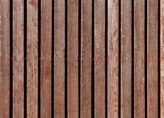 Wall Mural - Old rustic wooden abandoned fence. Textured boards with peeling paint. Trendy modern background.