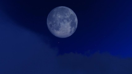 Wall Mural - Timelapse sunrise, phases of the moon
