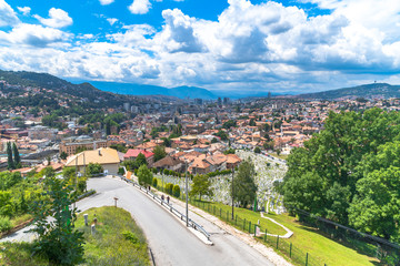 Sticker - Panoramic View of Sarajevo