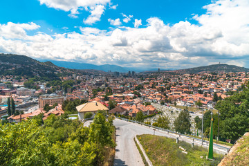 Sticker - Panoramic View of Sarajevo