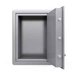 Steel Safe Box Isolated