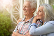 © aletia2011 - portrait of beautiful senior couple in the park