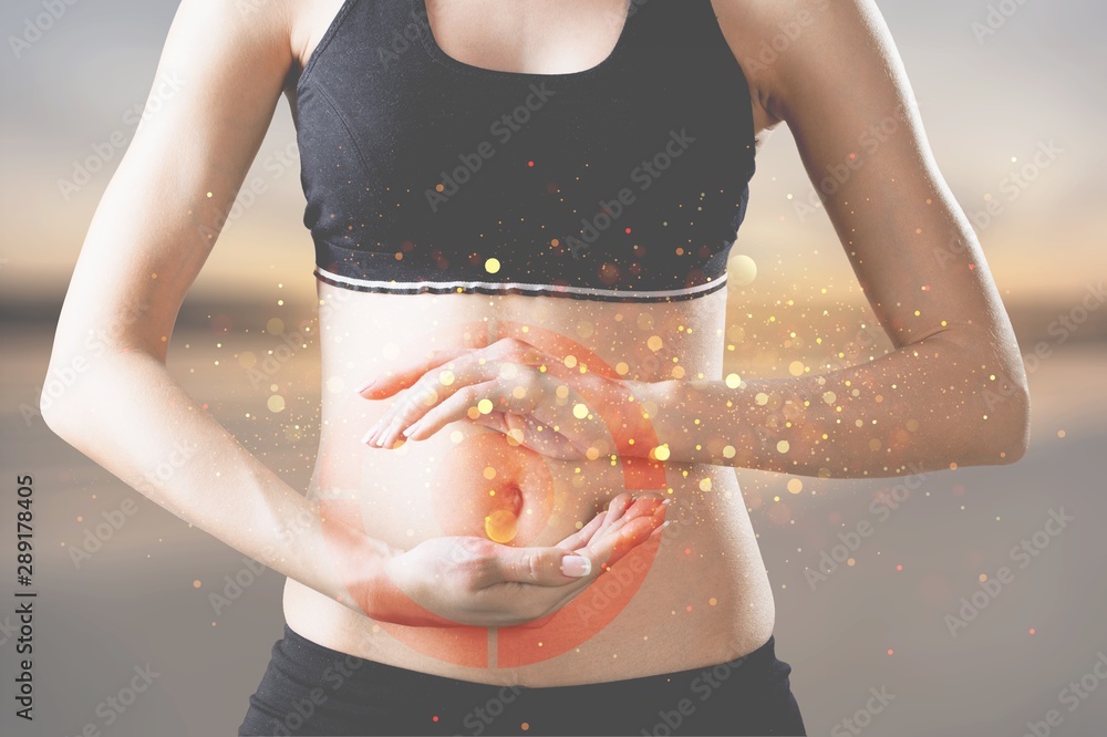 Abdomen balance beauty belly body bodycare - obrazy, fototapety, plakaty 