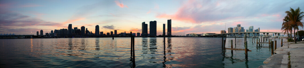 Wall Mural - the downtown Miami skyline