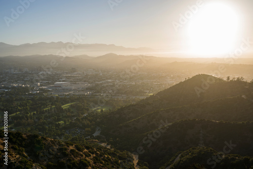 Sunrise view of Glendale an...