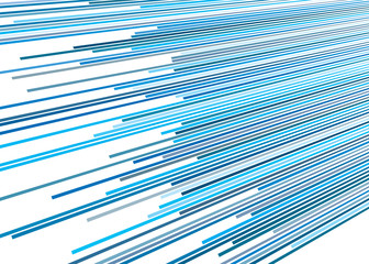 Poster - 3d lines pattern in perspective. Oblique, slanting stripes. Diminishing parallel, straight skew strips, streaks texture.Asymmetric dynamic lines abstract geometric illustration. Lineal, linear element