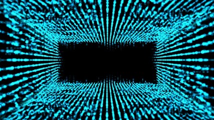 Wall Mural - abstract led wall background, connecting dots structure. seamless loop