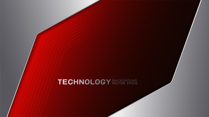 Wall Mural - vector design trendy and technology concept. frame border dimension by carbon fiber texture shiny re