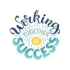  motivational poster about teamwork