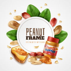 Sticker - Peanut Butter Circle Composition