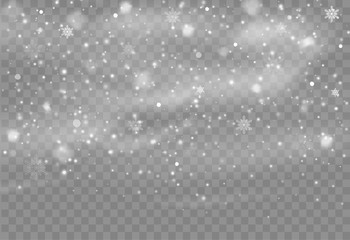 Sticker - Falling Snow Overlay Background