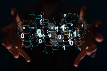 Software, web development, programming concept. Abstract Programming