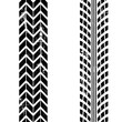 © Wiktoria Matynia - Grunge tire tracks vector illustration