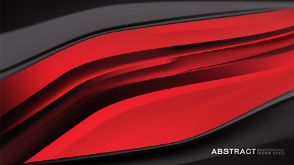 Poster - abstract trendy and technology concept with light movement on dark background, vector illustration